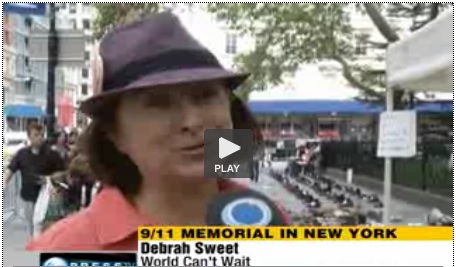 Debra Sweet at 911 Global Memorial