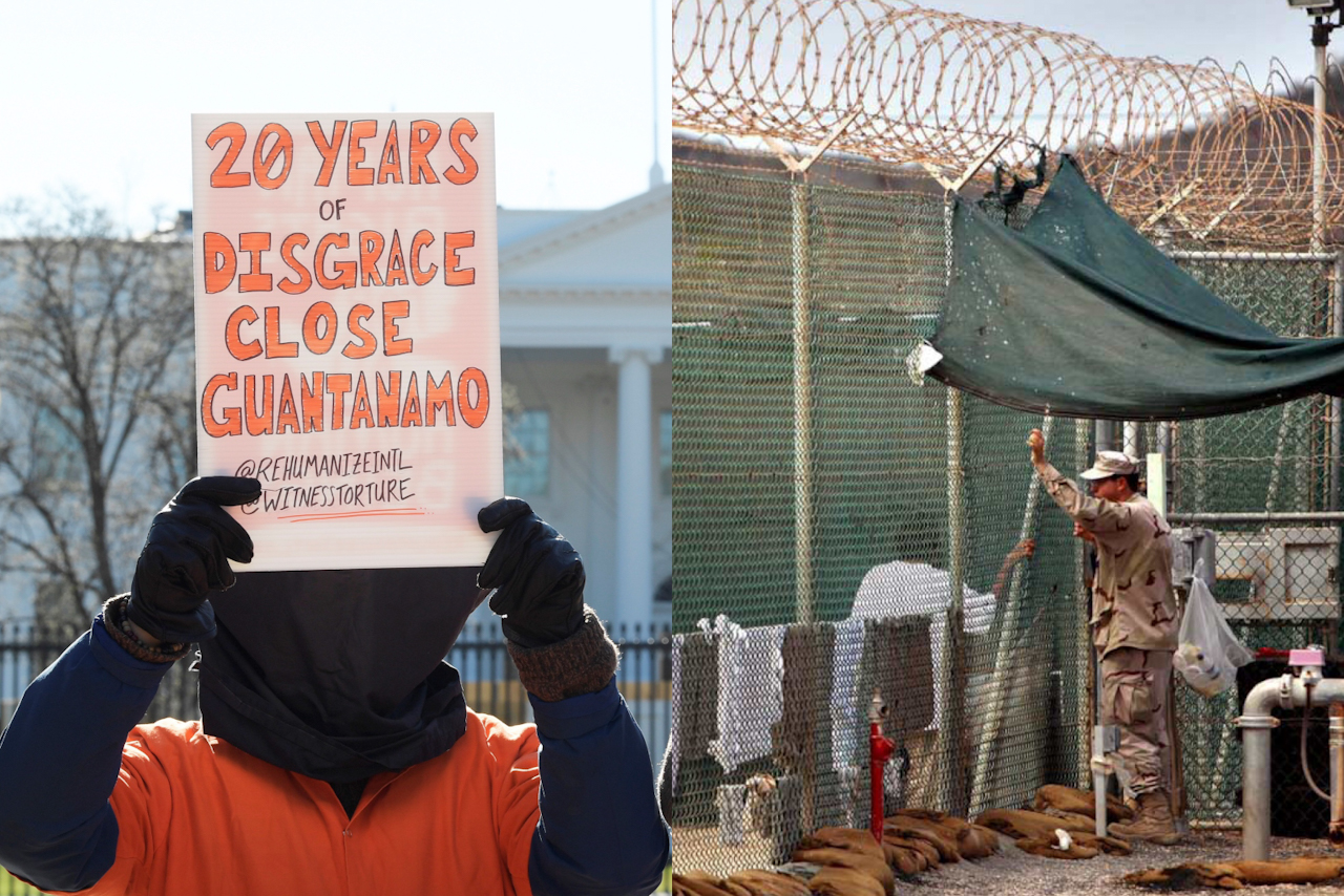 Activistas exigen el cierre de la prisin de Guantnamo, lugar de torturas y abusos