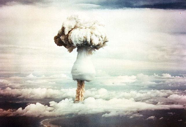Prueba nuclear de EEUU el 9 de mayo de 1951.