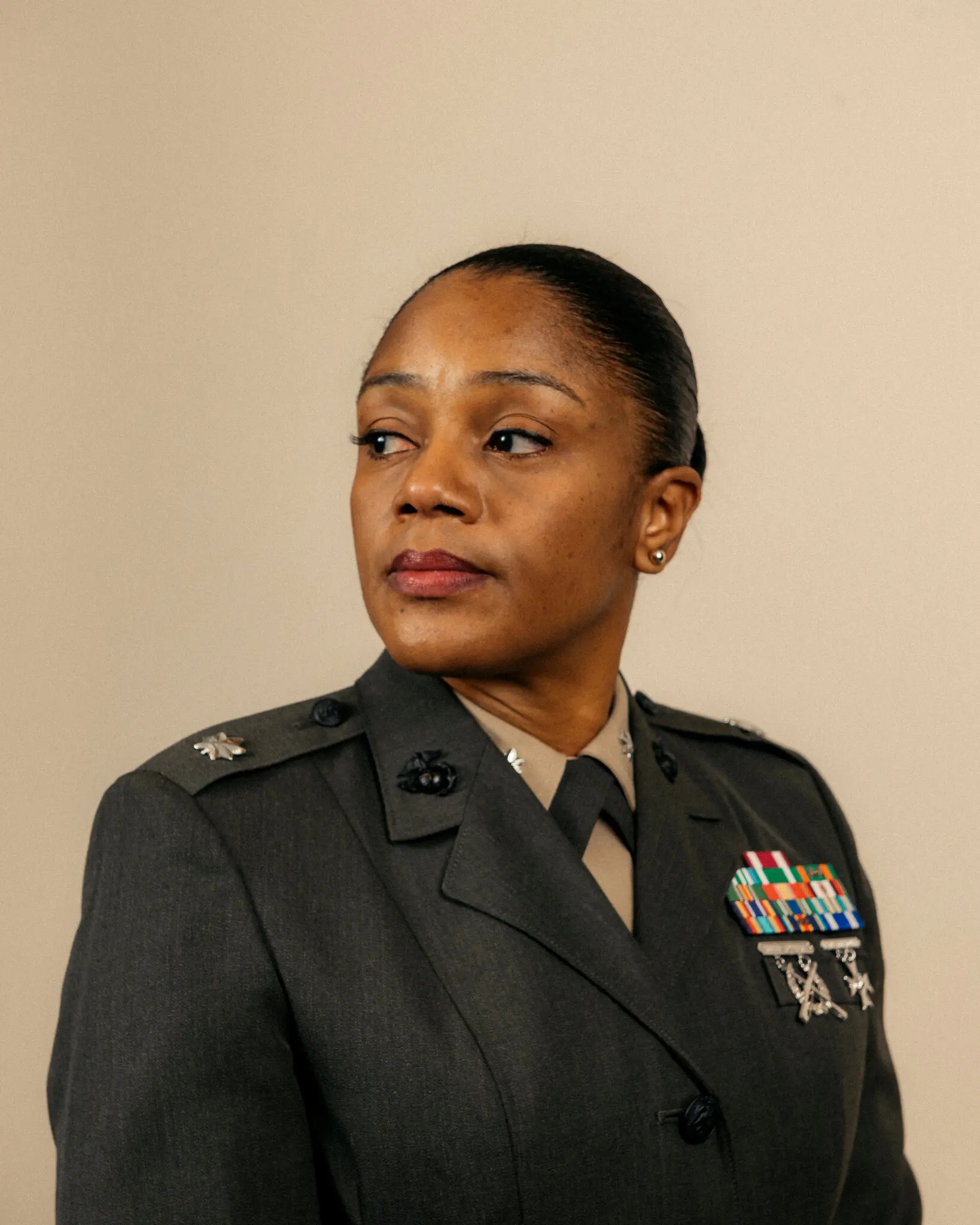 Lt. Col. Chantell Higgins, a lawyer in the Marine Corps, represents two prisoners at Guantánamo Bay. “How is this an acceptable cell for anybody who’s been detained long term like that?” she said of the cells at Camp 7.